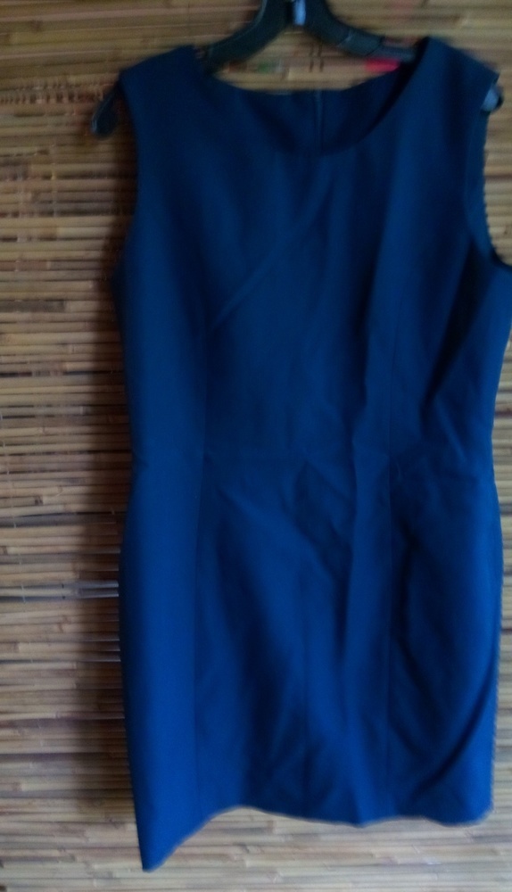 Beautiful 14 Black Fitted Lined Dress Plus Funeral